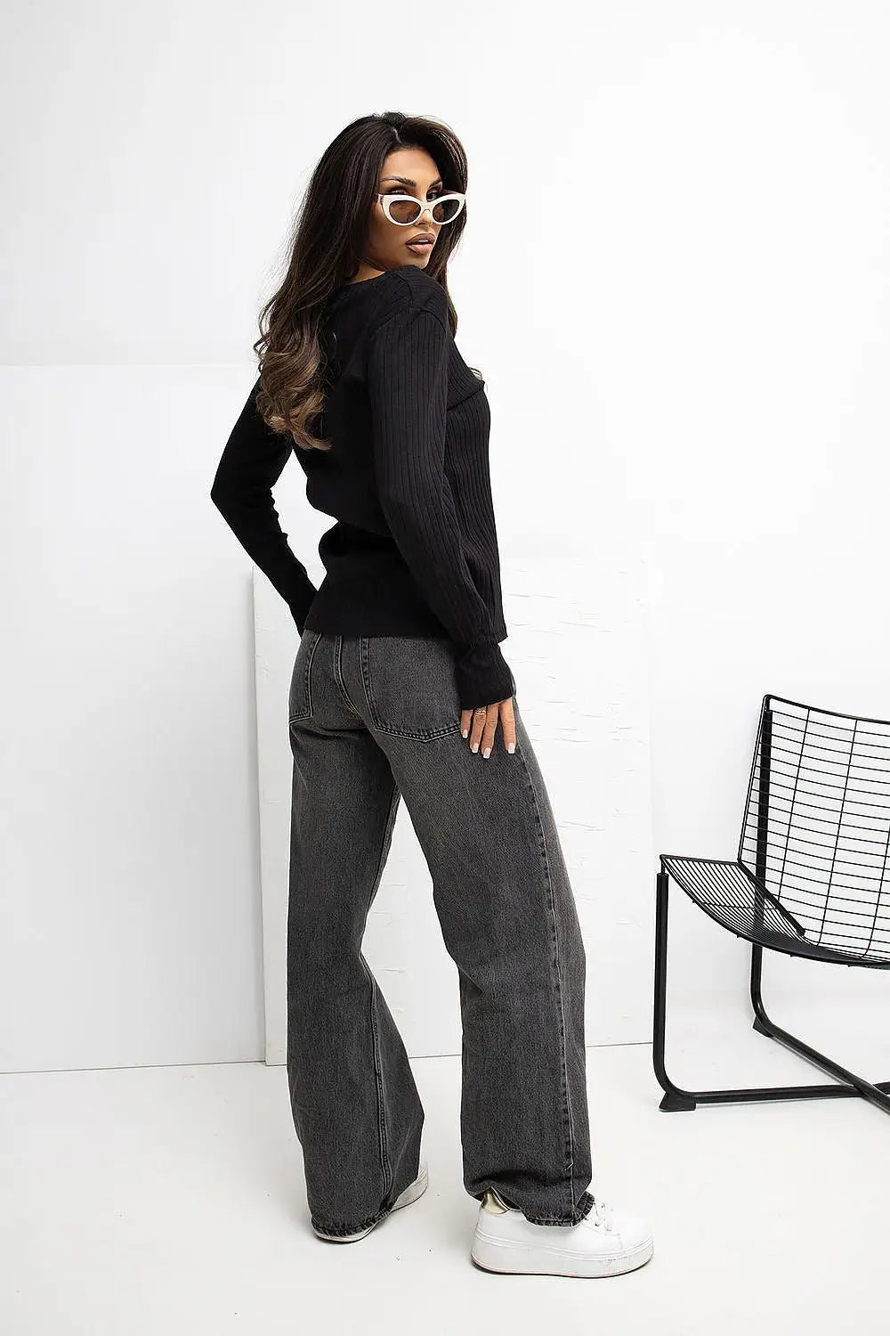 T-shirt da donna a V - 221819