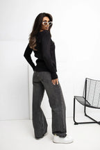 T-shirt da donna a V - 221819