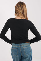 T-shirt donna 100% cotone scollo quadro - 224674