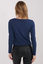 T-shirt donna 100% cotone scollo quadro - 224674