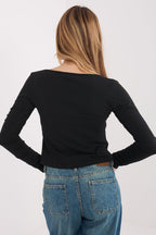 T-shirt donna 100% cotone scollo quadro - 224674