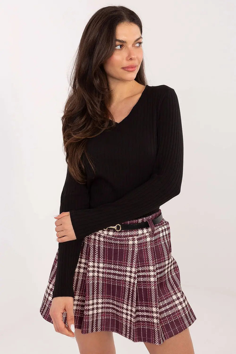 T-shirt donna in cotone a e V - 221814