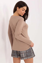 T-shirt donna in cotone a e V - 221814