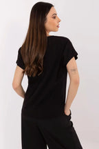T-shirt donna in cotone elasticizzato - 213101