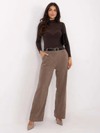 T-shirt in viscosa e cashmere collo alto - 221350