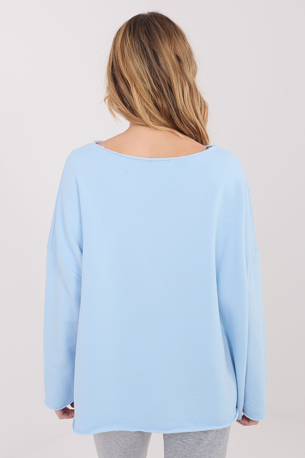 T-shirt oversize in cotone elasticizzato - 223323