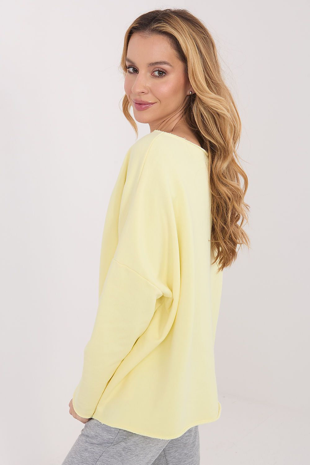 T-shirt oversize in cotone elasticizzato - 223323