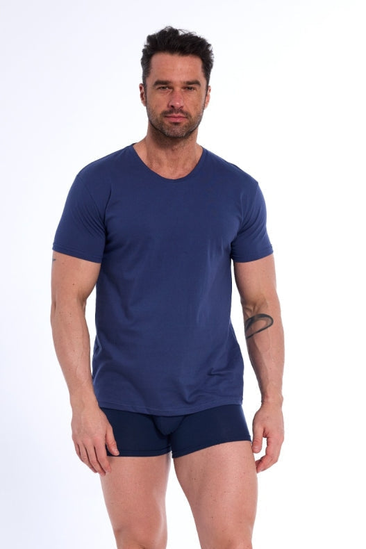 Jeans / M T-shirt Uomo Girocollo - 100% Cotone Soft-Touch