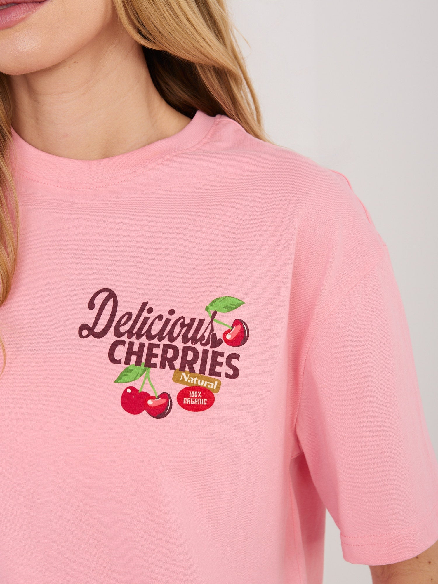 T-shirt in 100% Cotone con Stampa Grafica coloratissima