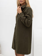 Tatum - Abito Camicista Corto in Denim di Cotone