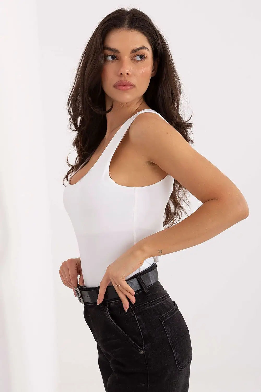 Top basic da donna in con quadro - 221949