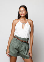Top con perline - 0173