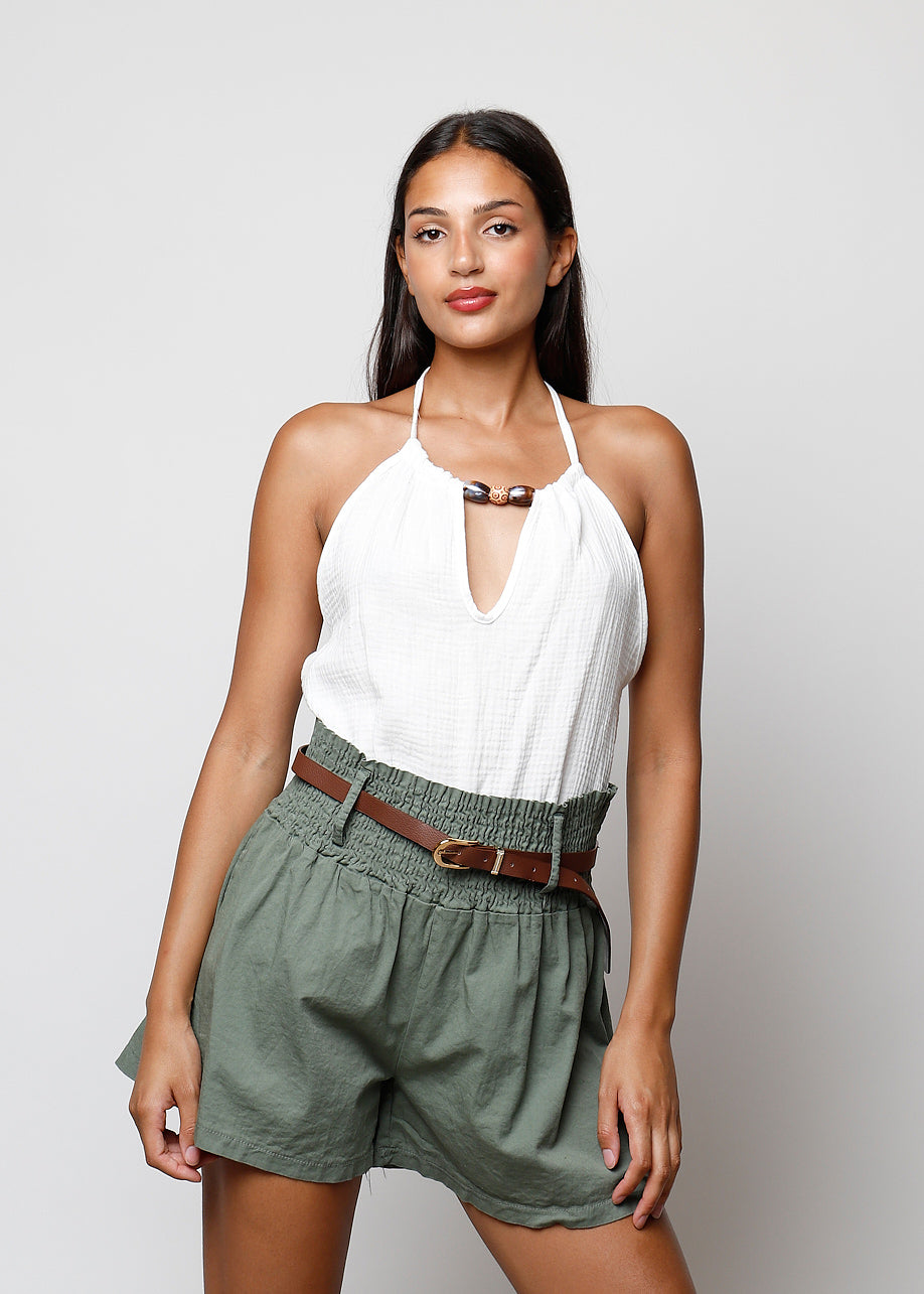 Top con perline - 0173