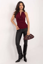 Top in pizzo con schiena scoperta - 222437