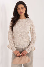 Beige / Universale Top in pizzo - ZOE - 222451