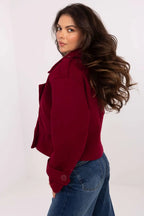 Trench corto da donna in ecopelle - 217551