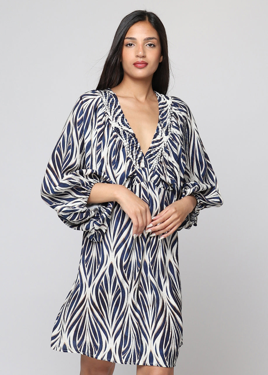 Short viscose dress