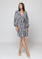Short viscose dress