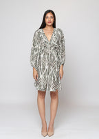 Short viscose dress