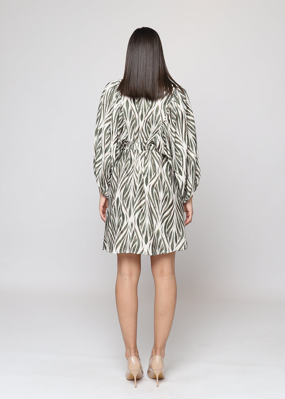 Short viscose dress