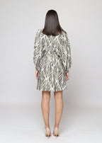 Short viscose dress