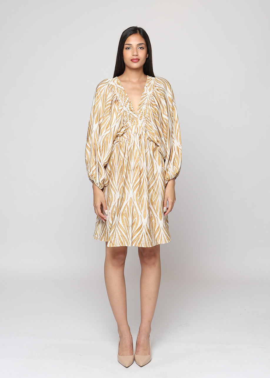 Short viscose dress