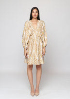 Short viscose dress