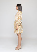 Short viscose dress