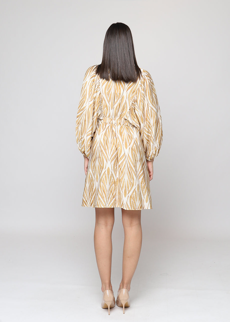 Short viscose dress