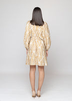 Short viscose dress