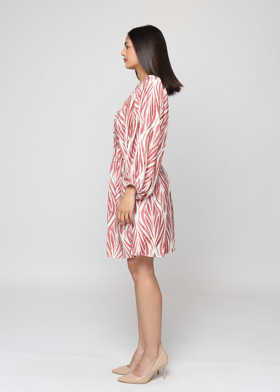 Short viscose dress