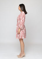 Short viscose dress