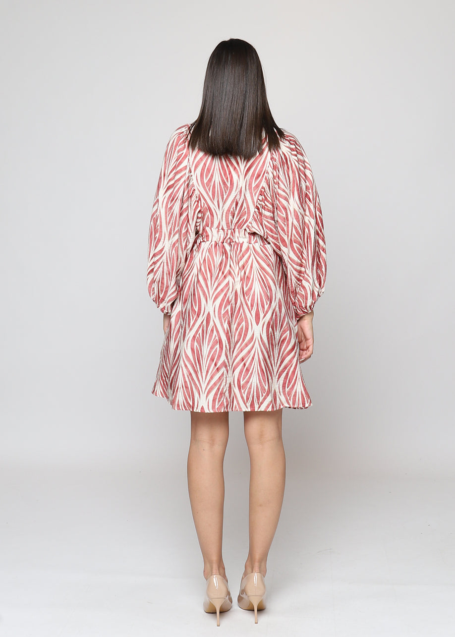 Short viscose dress