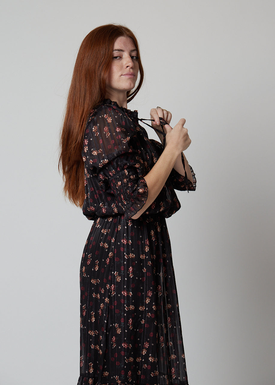 Abito fantasia floreale - 12888