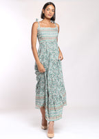 Long dress with shoulder strap