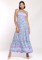 Long dress with shoulder strap