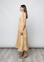 Sleeveless viscose dress