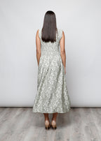 Sleeveless viscose dress
