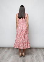 Sleeveless viscose dress