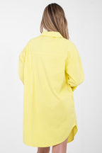 Vestito camicia versatile in cotone elasticizzato - ALBA