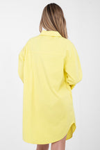 Vestito camicia versatile in cotone elasticizzato - ALBA