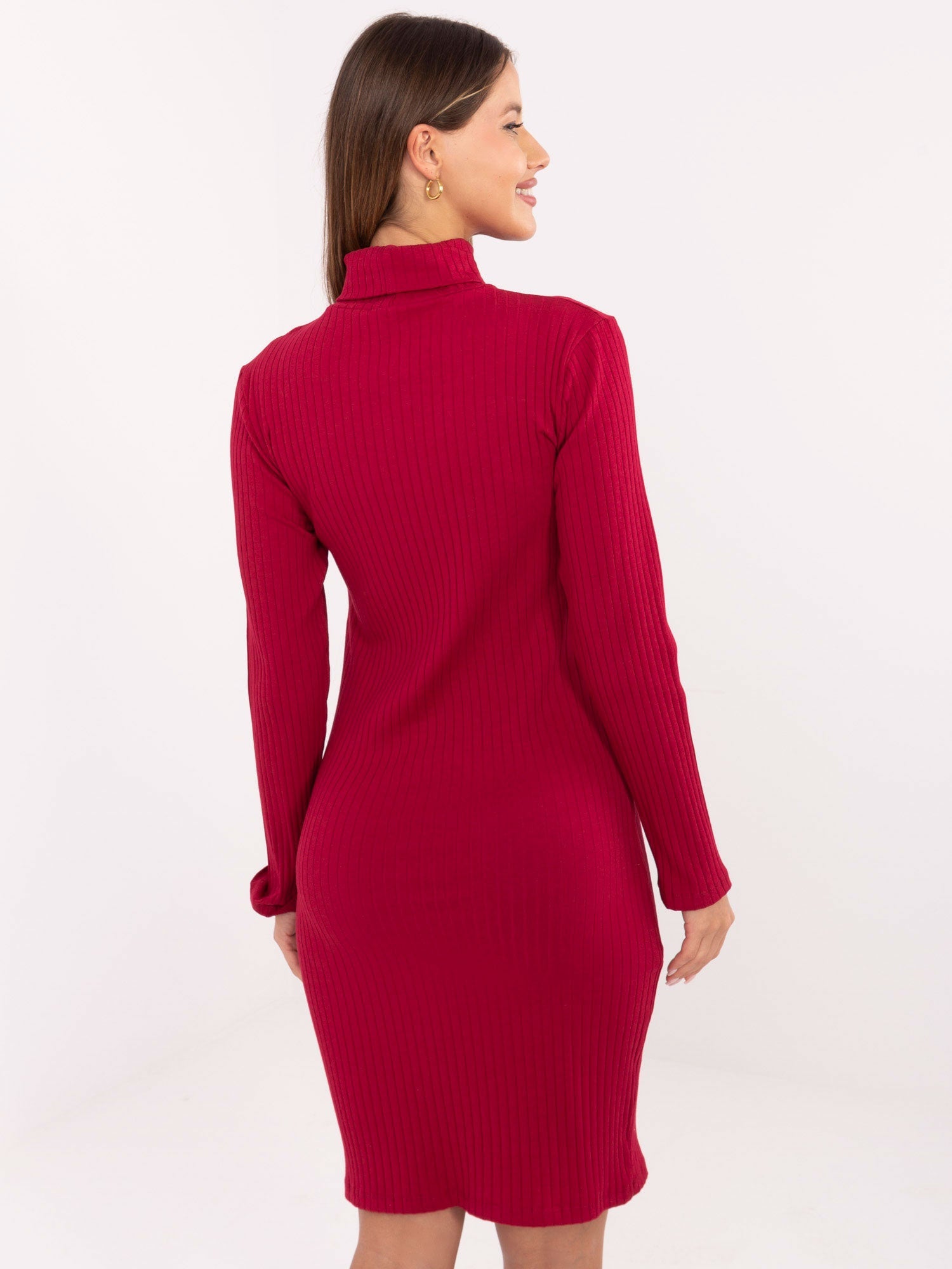 Vestito in cotone elasticizzato a coste - 221258