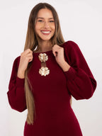 Vestito da giorno in maglia con taglio a matita - 221410