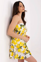 Vestito destivo mini con taglio svasato - 215220