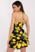 Vestito destivo mini con taglio svasato - 215220