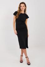 Nero / Universale Vestito da donna a manica corta