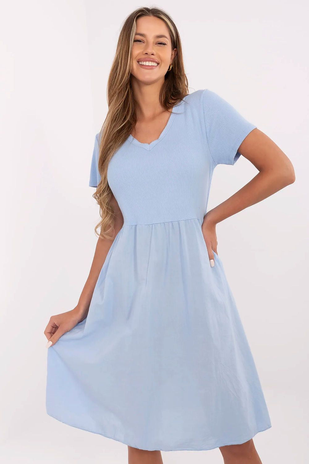 Azzurro / Taglia unica Vestito estivo in cotone - 213787