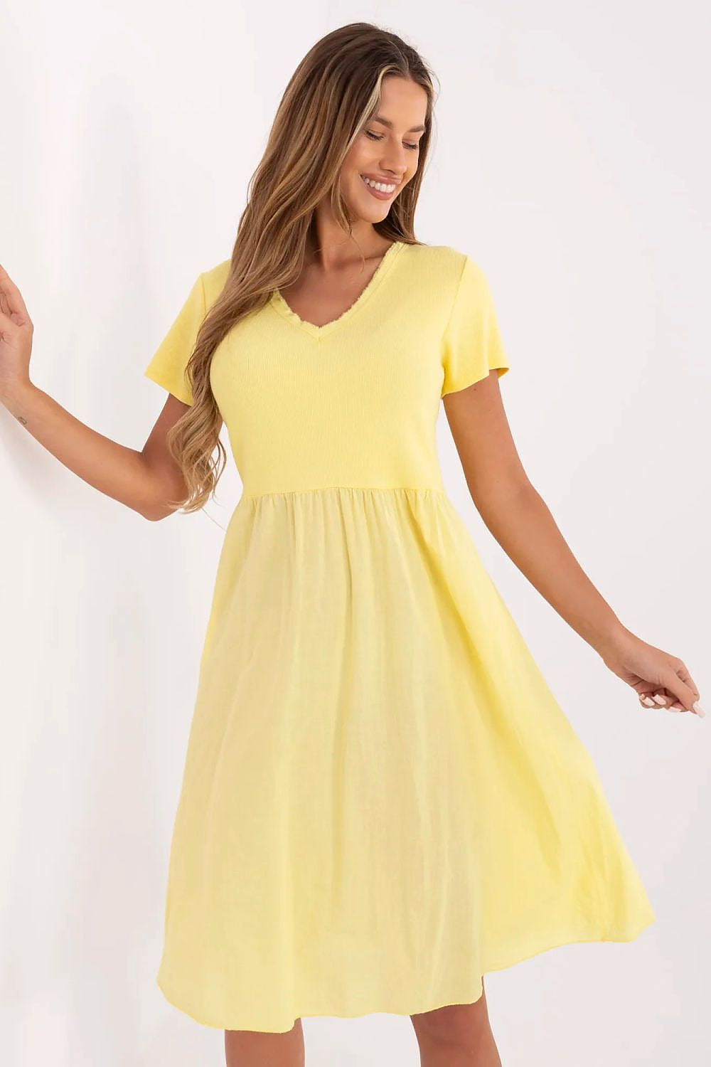 giallo 2 / Taglia unica Vestito estivo in cotone - 213787