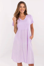 Viola / Taglia unica Vestito estivo in cotone - 213787