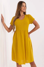 Giallo / Taglia unica Vestito estivo in cotone - 213787